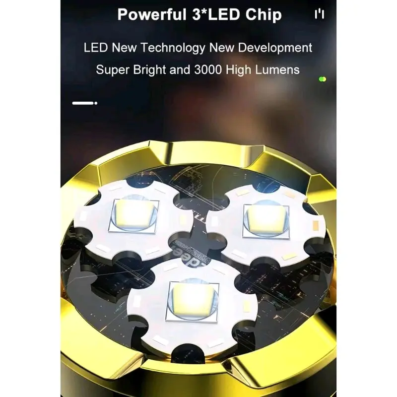 Senter Led Super Terang MX-B16 10000 Lumens Jarak Jauh Waterproof High Power Flashlight Tahan Air 7