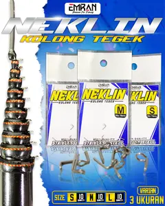 Kolong Neklin Emran Ring Joran Tegek Stainless Steel High Quality Isi 10pcs