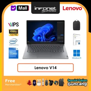 LENOVO V14 G5 IRL I5 13420H 16GB/8GB 512GB SSD INTEGRATED 14" FHD IPS W11 OHS LUNA GREY [83GU007GID]