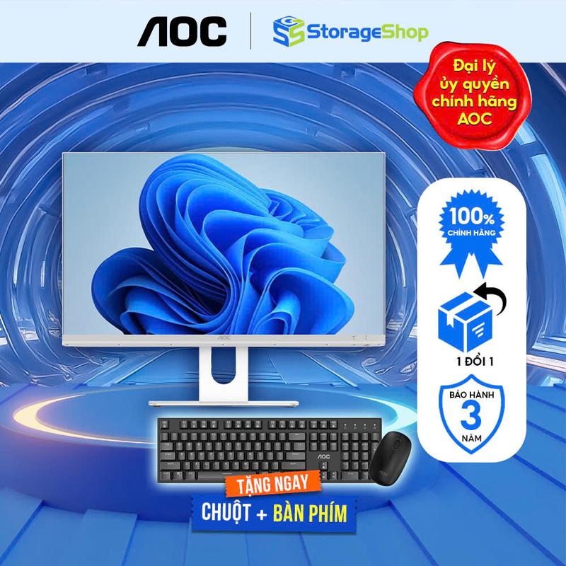 Màn Hình Máy Tính All In One AOC A66 Core i5-12450H RAM 16GB, Win 11 Pro ,24…