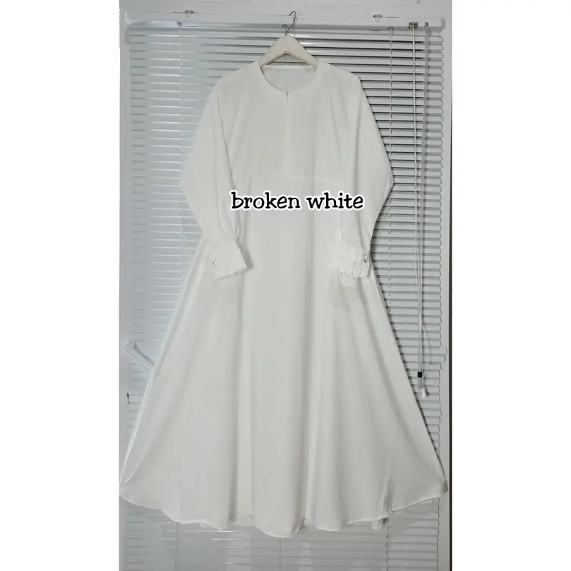 GAMIS WOLFIS GRADE A POLOS ONLY Muslim Wanita Dress Syari Basic Simple 1