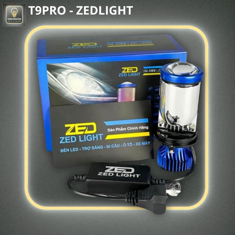 Đèn Pha Bi Cầu Siêu Sáng T9 PRO 45W nhiệt màu 6000K Đèn Led Xe Máy  Phong LED MOTO - BH 24 tháng