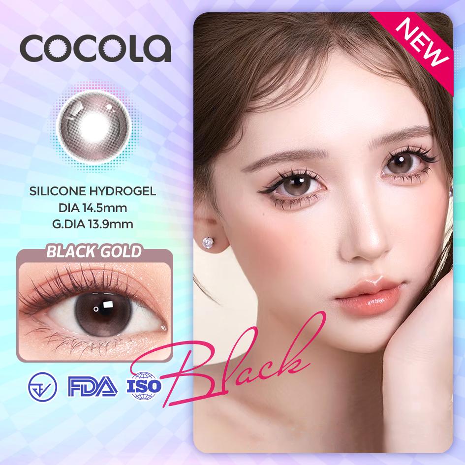 Cocola HC590-5 คอนแทคเลนส์ สี snow ball brown ขนาด 14.55 มม. ความหนา 13.7 มม. ชุ่มชื้น 40% ป้องกัน U