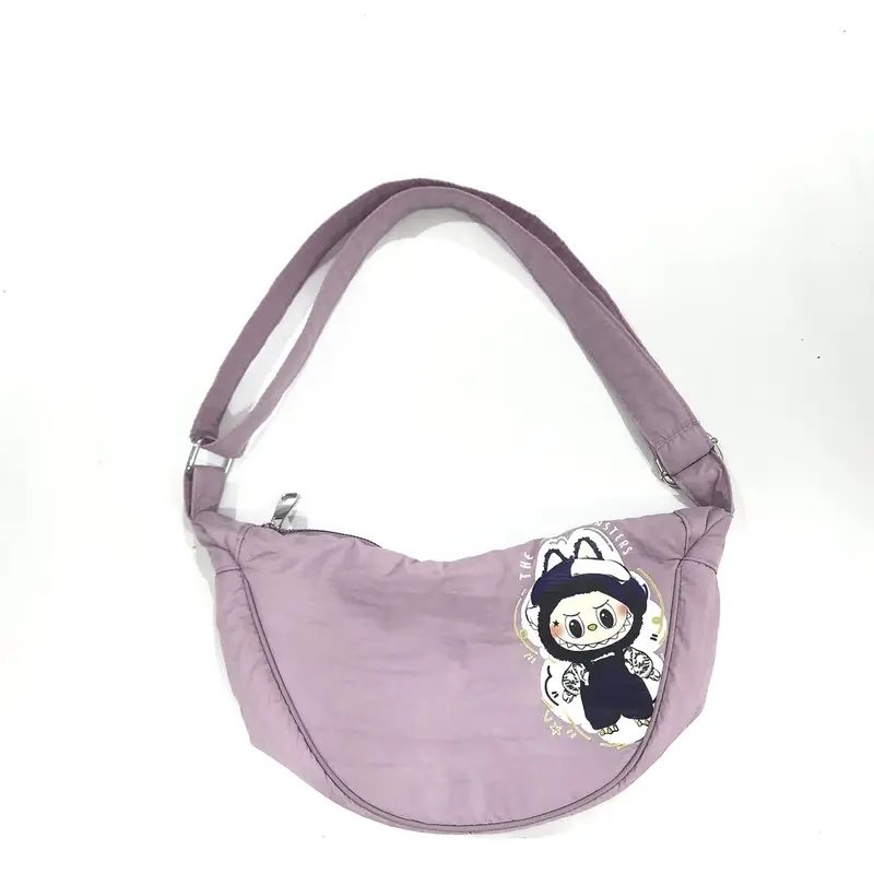 Ifti xeina tas selempang wanita labubu viral slingbag kasual sablon premium karakater bahan nylon muat premiu 7