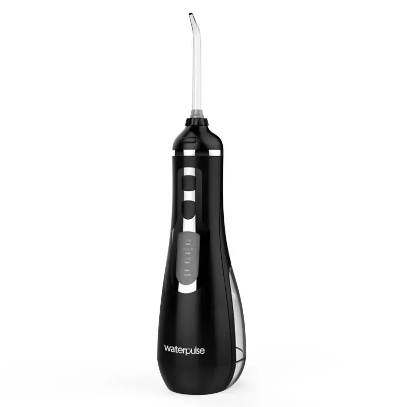 Dental Water Flosser Semprot Pembersih Gigi 3 Mode 200ml Waterpulse Black
