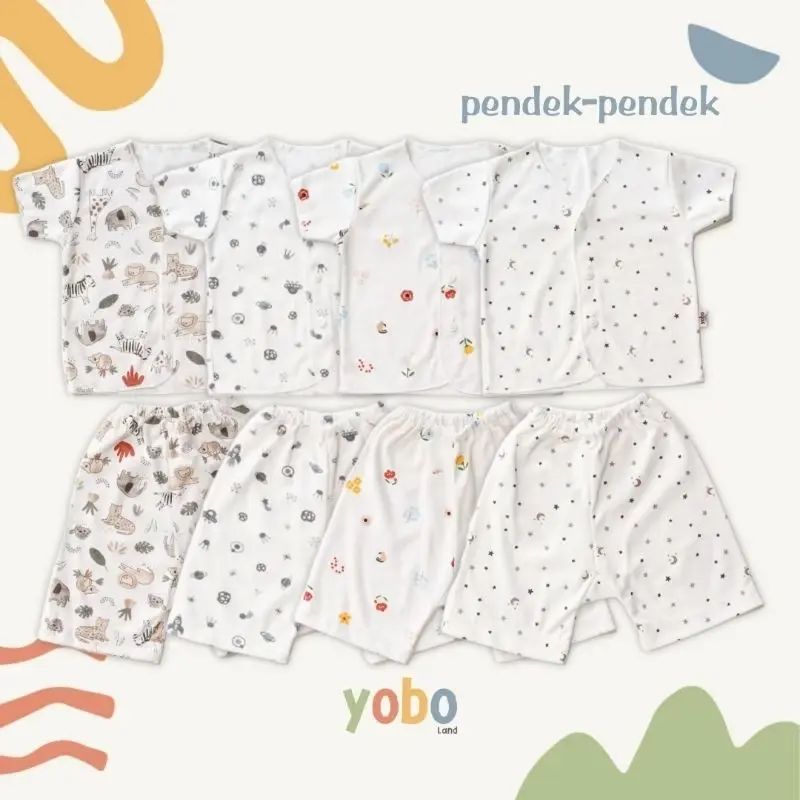 YOBO SETELAN NEWBORN PENDEK PENDEK 0-3M | SHORT SET 0