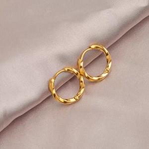 DYD Earrings for Women Hoop Earring Stainless Steel Non Tarnish Hikaw Jewelry Fashion Accessories Gift