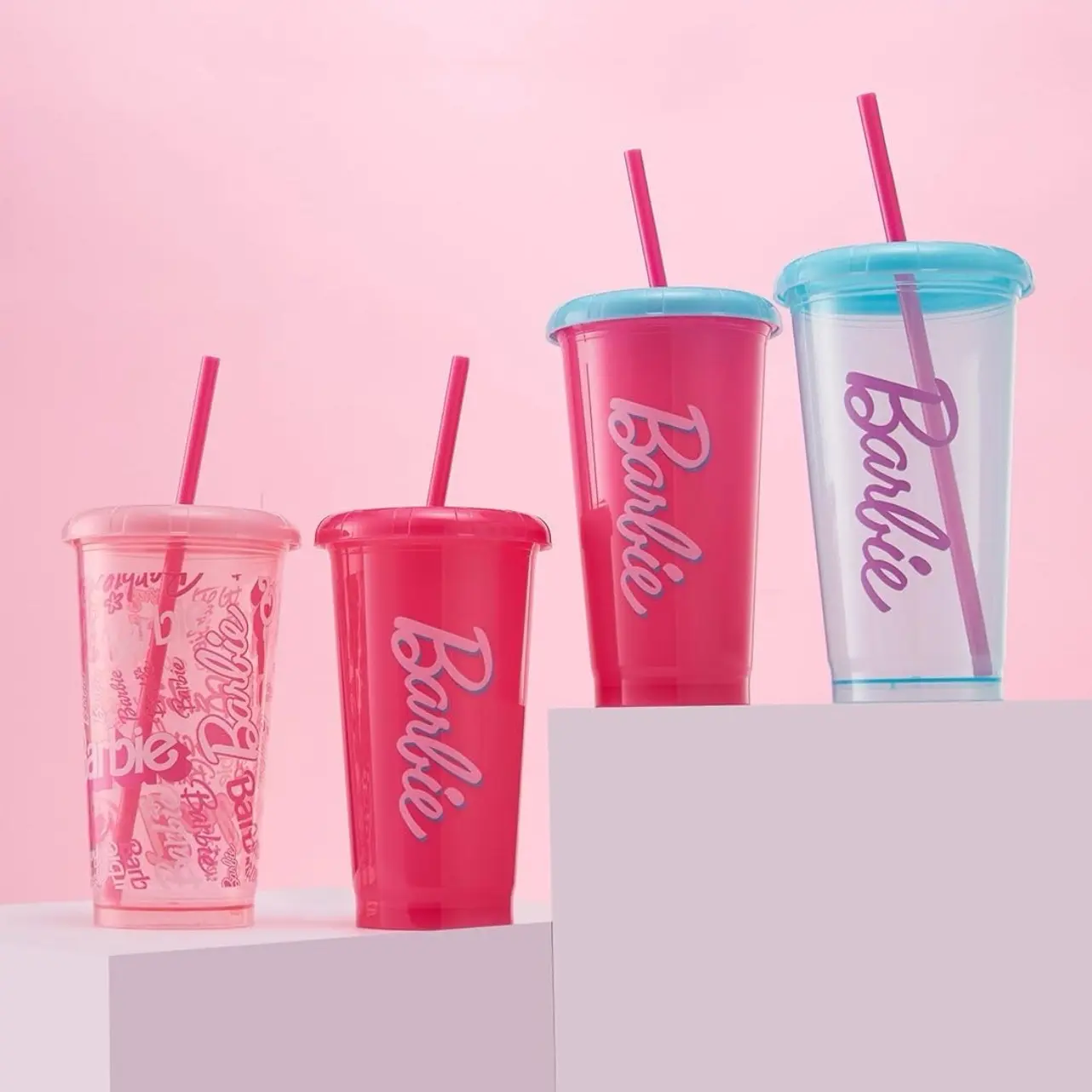 MINISO Barbie Water Bottles 520ml
