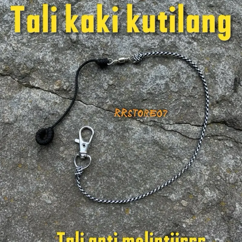 RRSTORE07 Tali Kaki Burung Kutilang Anti Melintir dengan Klip Logam untuk Kenyamanan dan Keamanan