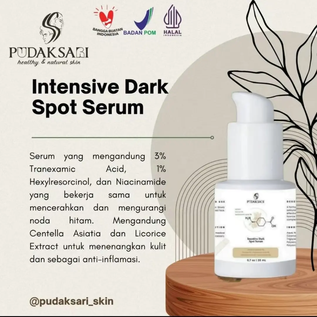 SERUM INTENSIVE DARK SPOT hitam mencerahkan