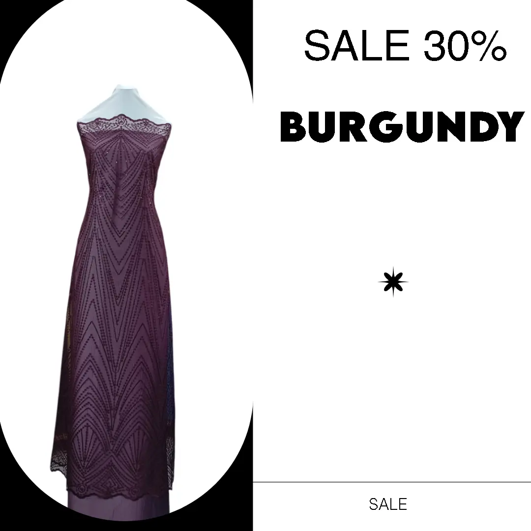 Kain Tile Terbaru Burgundy Dan Emerald Blue
