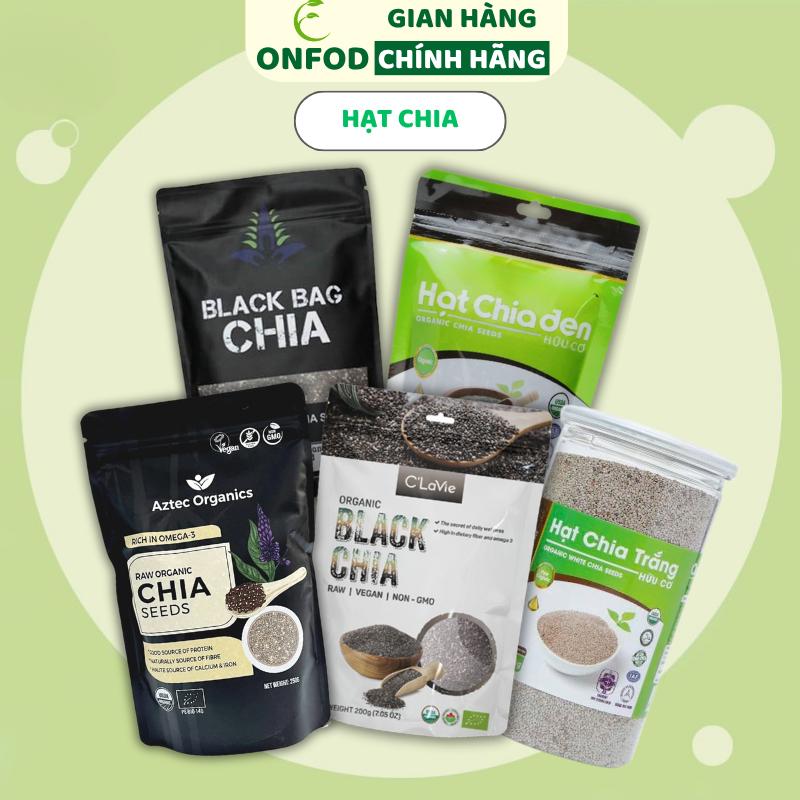 Hạt Chia Đen Hữu Cơ Nhập Khẩu Úc 500g ONFOD Black Bang Chia