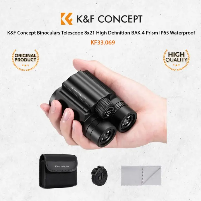 Binoculars Telescope 8x21 High Definition BAK-4 Prism IP65 Waterproof / Teropong untuk Anak dan Dewasa / Teropong Berburu / Teropong Berkemah Camping