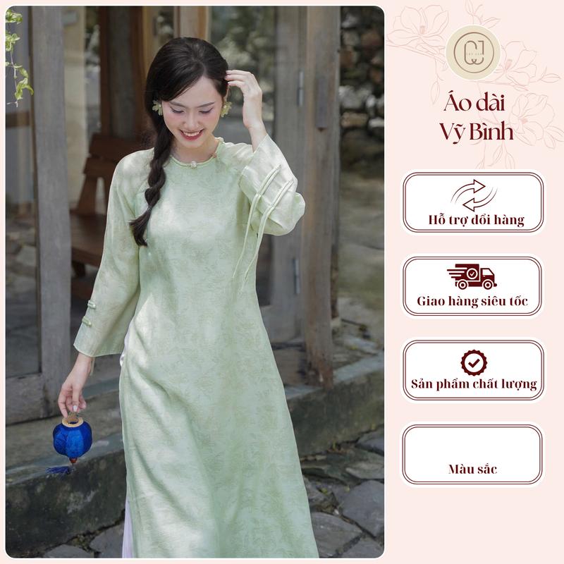 BST Tết 2026 Áo Dài Nữ Vỹ Bình Áo Dài Tết Áo dài cách tân Áo Dài Trung Thu Áo dài ăn hỏi Áo dài truyền thống Chất liệu Tơ Crep Cổ Tròn Dáng Suông Tay Dài Kèm Quần Cayleo Design Áo dài nhiều màu Giao Hàng Siêu Tốc Hỗ Trợ Đổi Hàng Miễn Phí