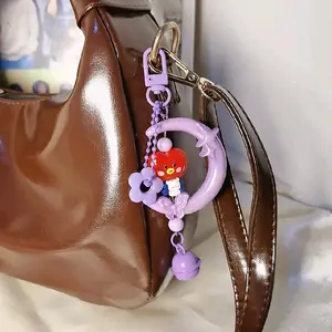 Bagchram/gantungan kunci sabit Luxury Versi Bt21 Lonceng