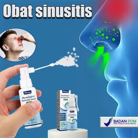Nasal Spray Obat Sinusitis Spray Semprotan Hidung Untuk Membantu Meringankan Sinusitis Rhinitis Pilek Therapy Anosmia Dewasa Anak Bayi Anti Virus Dan Bakteri 2