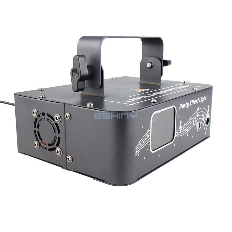 Product Introduction of ESHINY 800mW 2in1 RGB Laser Beam RG 64 Patterns Stage Disco Light DJ Scanner DMX512 Dance Bar Party Holiday Christmas Colorfull Effect System Show X4 32