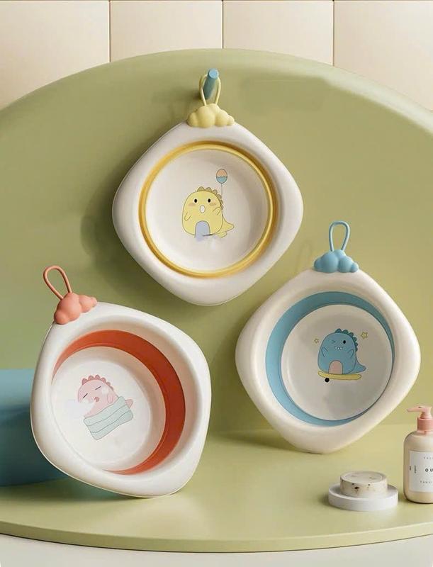  Chậu rửa mặt gấp gọn cho bé đồ sơ sinh cao cấp tiện lợi Chậu gấp gọn silicon an toàn dễ sử dụng Bé - Mẹ Bé Pinus 