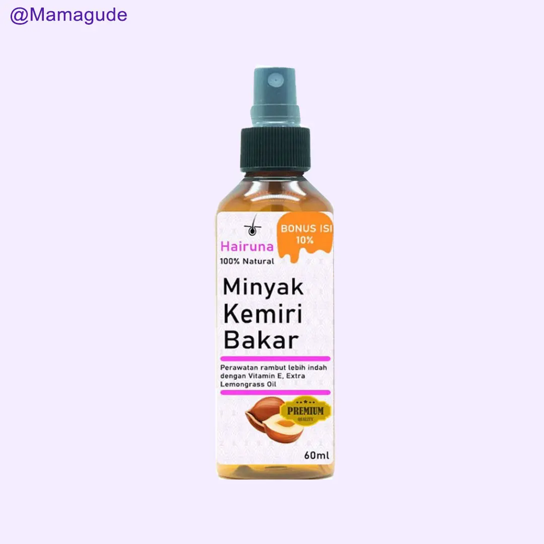 Hairuna Minyak Kemiri Bakar