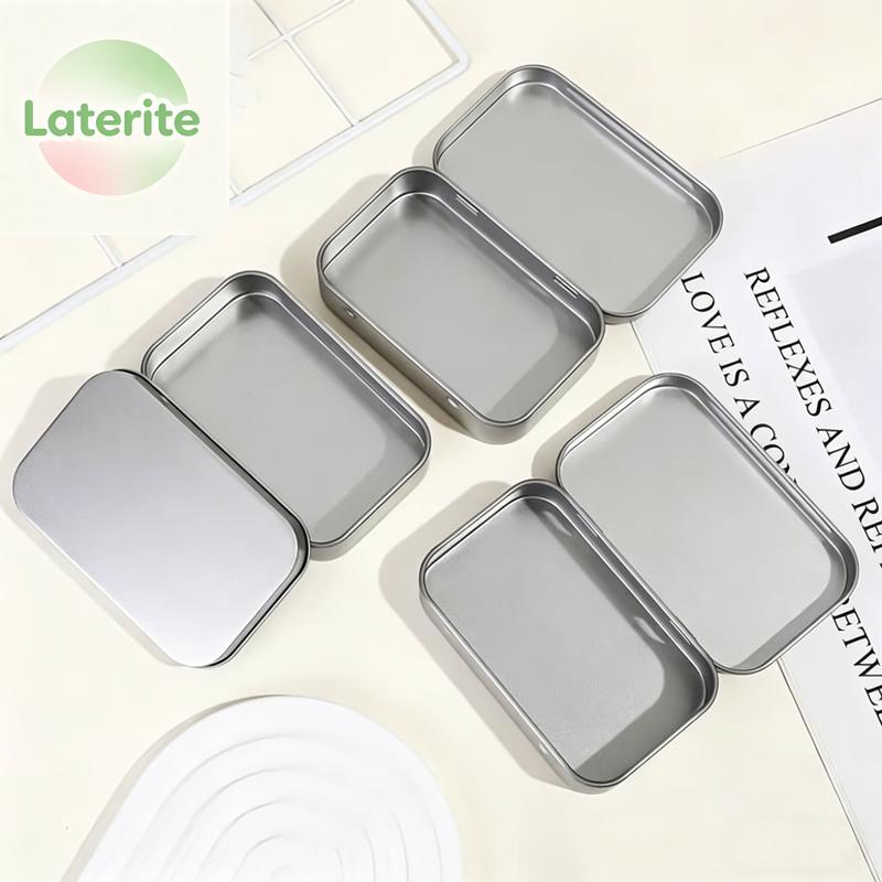Hộp sắt có nắp trượt, hộp đựng thuốc mỡ rắn, hộp sắt vuông mờ có nắp trượt.