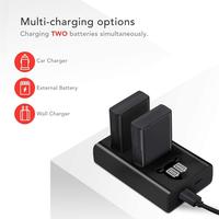 Gambar Avangarde Battery Nikon EN-EL14 / ENEL14 + Dual Charger & Dual USB dari DOSS Camera & Gadget Kota Administrasi Jakarta Pusat 4 Tokopedia