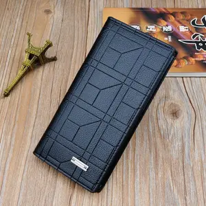 Hot Item DOMPET LIPAT PRIA PANJANG PREMIUM KULIT HITAM DAIQISI EVULO WA403B5 KARTU UANG TIPIS COWOK KEREN MURAH BATAM