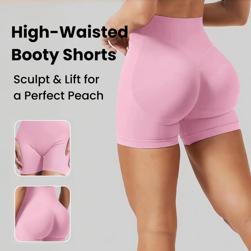 BLISS Peachy Quần short cạp cao nâng mông tôn dáng kiểm soát bụng vải co giãn thoải mái suốt ngày dành cho yoga gym thể thao trang phục nữ hàng ngày