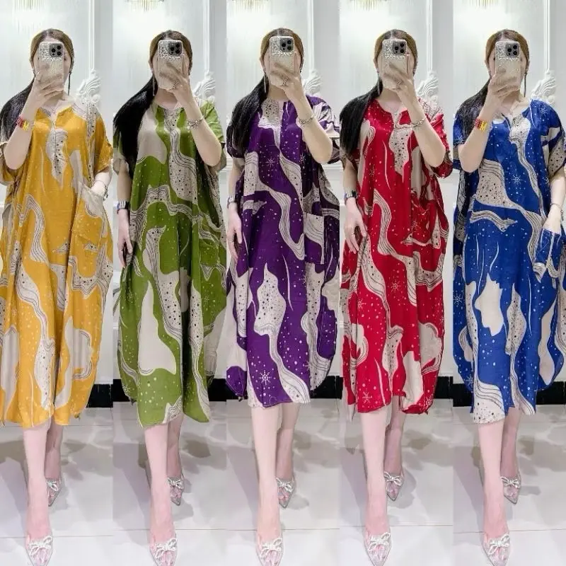 RAJA- paket daster 100 rb 3 pcs motif GELOMBANG series model daster lowo bahan rayon premium adem nyaman di pakai busui friendly 0
