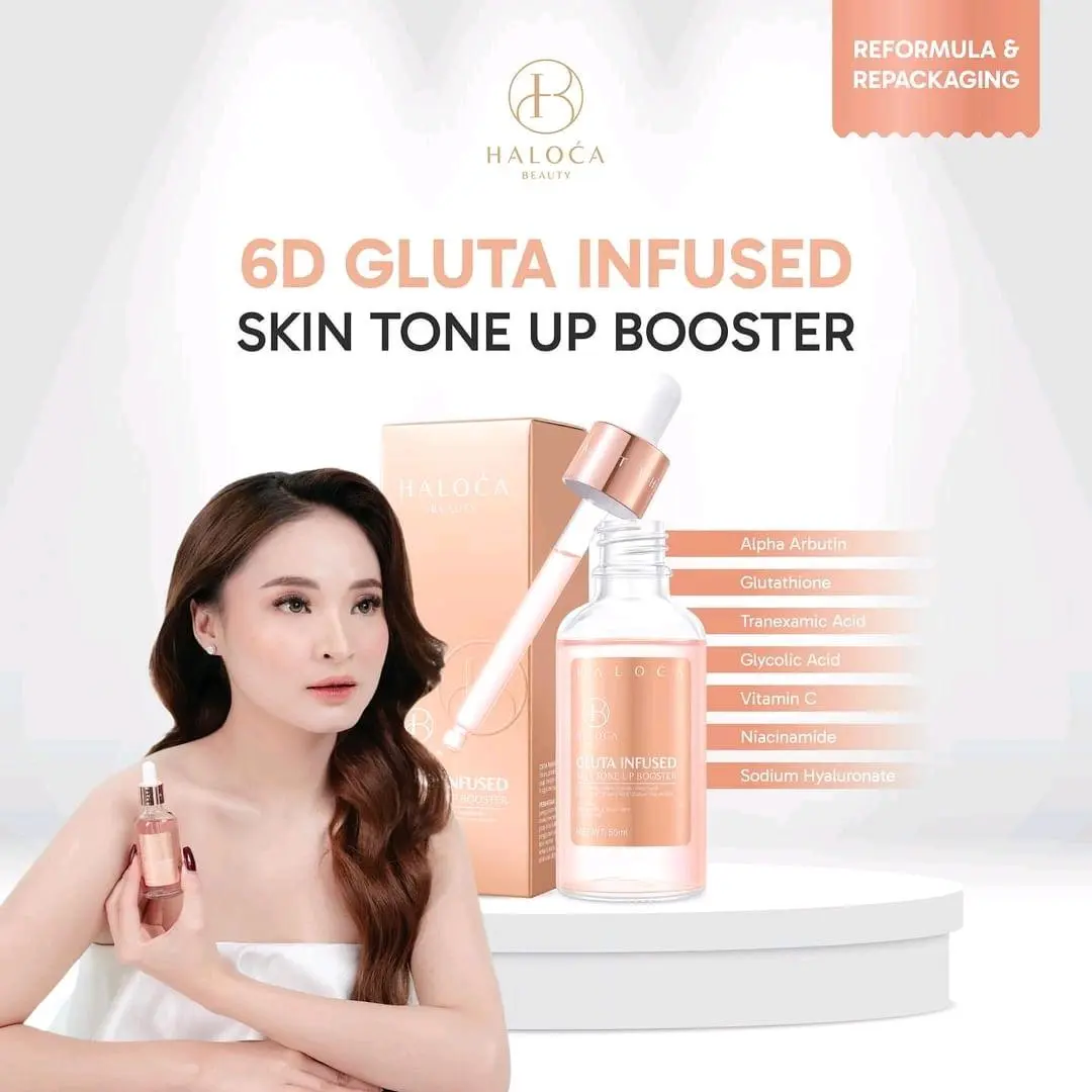 [ Halocabeauty ] Gluta Infused Booster ReadyStock Niacinamide