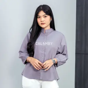 Kemeja Amanda Oversize (Rayon Twill) - CALAMBY