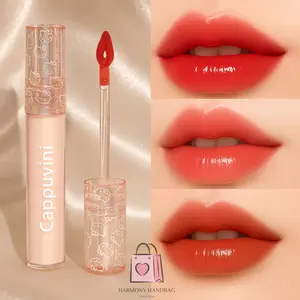 CAPPUVINI GLASS LipGloss Korean Lip Gloss Water LipGloss Mirror Korean Lipstick Lip Tint Glossy Lipstick