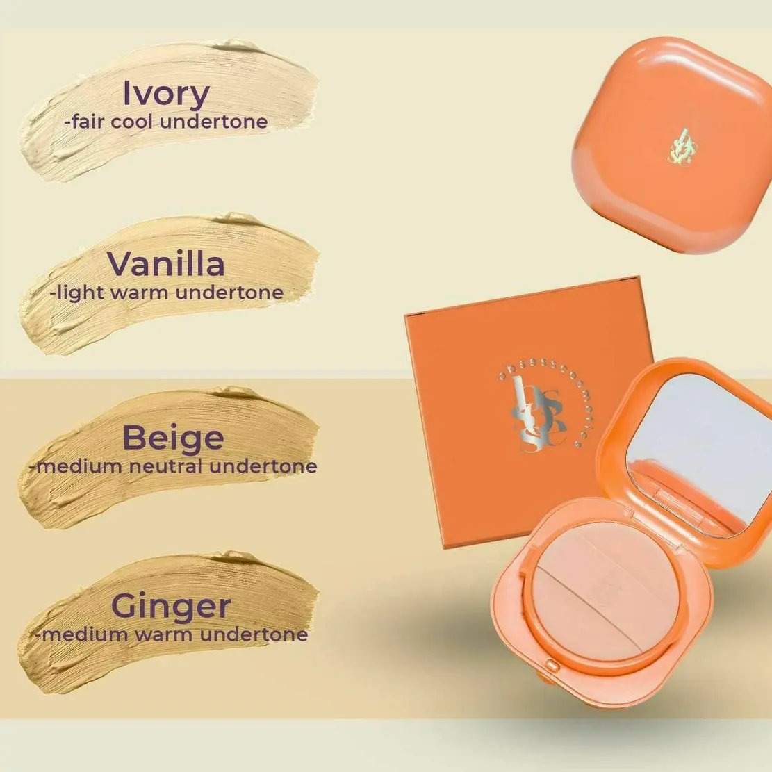 Treatment Cushion Foundation (TCF) Purple / Orange Casint