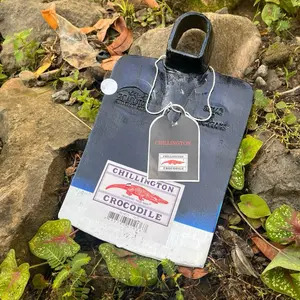 Chillington Cangkul Buaya Crocodile Asli Original Baja Asli Cangkul Sawah Anti Lengket untuk Pertanian