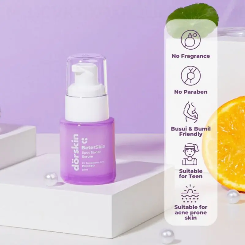 【cod】(LIVE SALE ONLY) Dorskin BeterSkin Spot Savior Serum - Serum Dark Spot Bekas Jerawat PIE PIH 3OW7BD Mengencangkan Mencerahkan Wajah Pencerah 6
