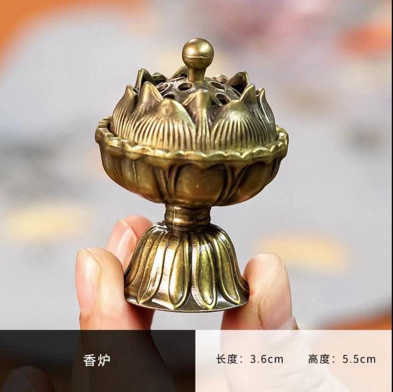 Product Introduction of XiaoXiangLv Pure copper lotus shaped design 2