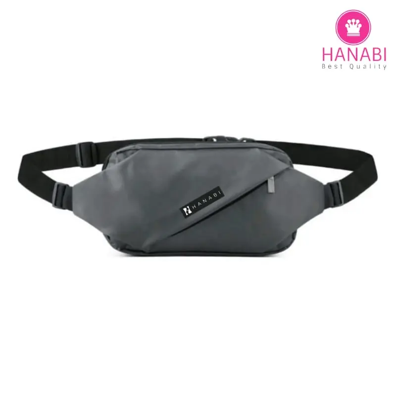 HANABI - Waistbag pria DOUBLE LOOK tas casual 3