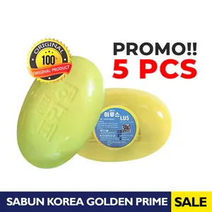 [PROMO 5 PCS] Sabun Korea Golden Prime Miracle Egg Soap Pemutih Badan 140g