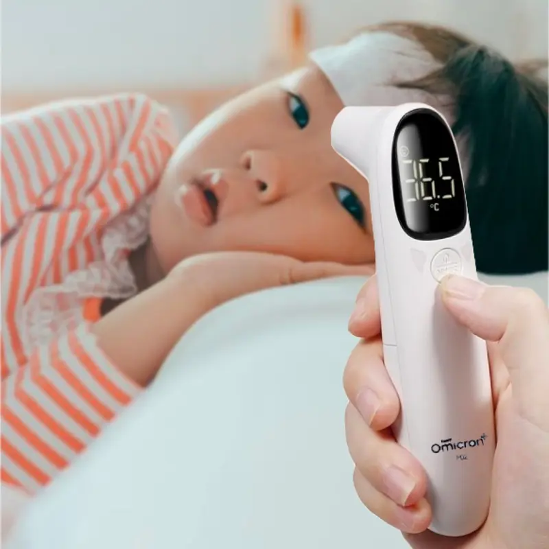 Termometer Infrared Non Contact Digital Suhu Badan Tubuh Thermometer Infrared Merah Tangan Ukur Inframerah Infra merah 3