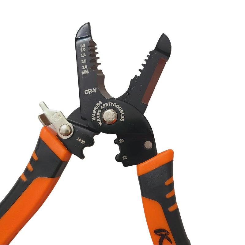 Kìm cắt, ép, tuốt dây điện lõi 0.8-2.6mm Kapusi K9119 đa năng