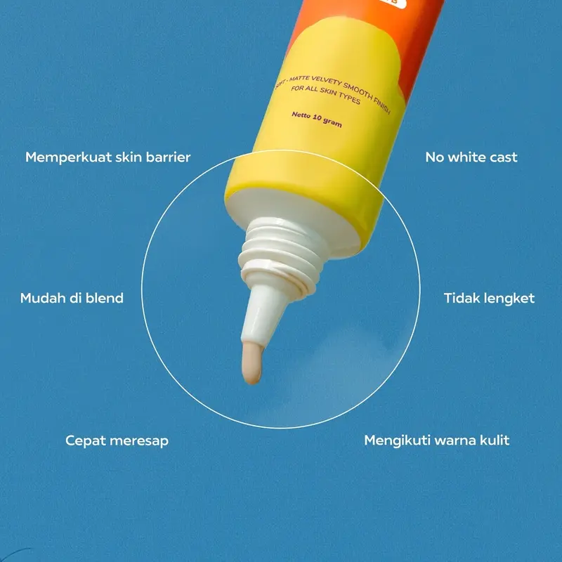 [TRAVEL SIZE] AZLOE TINTED SUNSCREEN HYBRID KULIT BERMINYAK BERJERAWAT [AZLOE TELAH UJI SPF] D 5