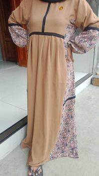 Product Review of VANVEN - Kaila Dress Gamis 2025 Model Baru Elegan Simple Baju Gamis Lebaran 2025 Idul Fitri Remaja Aesthetic Airflow Crinkle from R**n 2