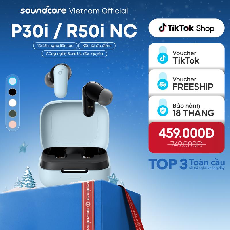   KOC  Tai nghe bluetooth soundcore R50i NC  P30i  chống ồn ANC | Chống nước và bụi IP54 | 40 giờ phát nhạc Nhét Tai Nghe Nhạc Earphone 