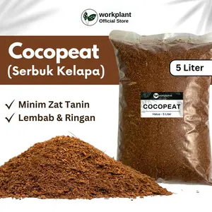Workplant - Cocopeat Serabut Kelapa Halus Media Tanam Semua Jenis Tanaman Hias
