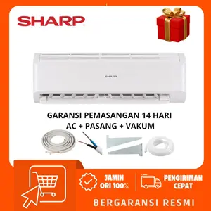 SHARP AC 1 PK STANDARD A9BEY GARUDA SERIES Garansi 3 Tahun Sparepart 10 Tahun Kompresor 1PK AH-A9BEY