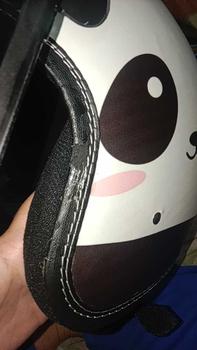 Product Review of Helm Bogo Kulit Full Leher Retro Wanita Dewasa SNI Motif Mata Panda Putih Kaca Datar Motor Motorcycle Sepeda from N** A** R**a S**a P**i 2