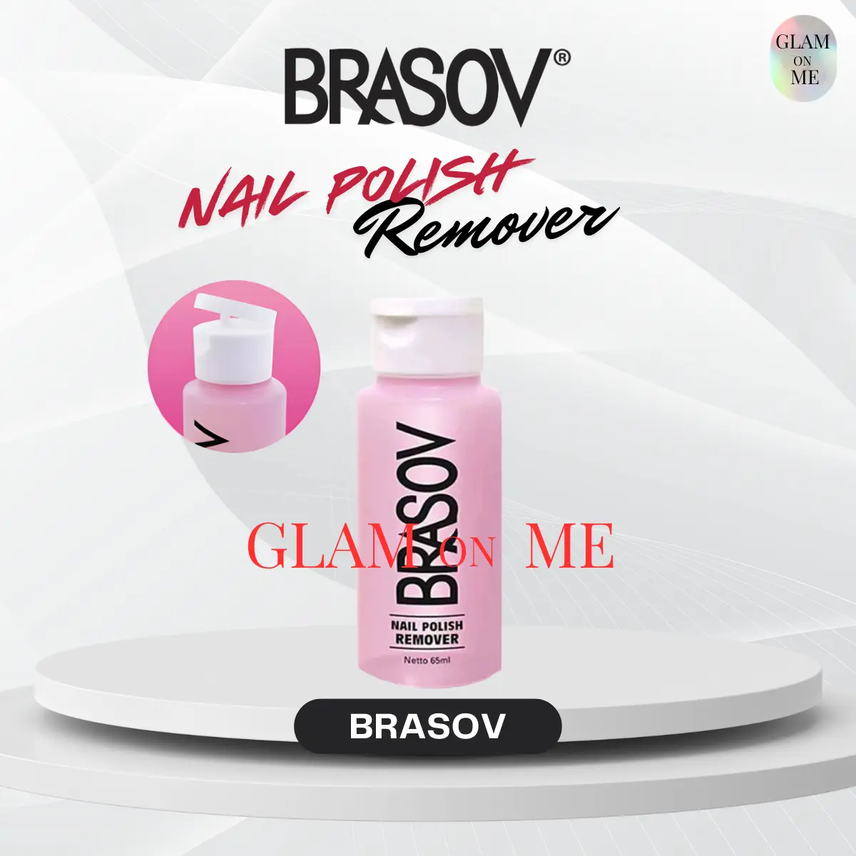 Brasov Nail Polish Remover 65ml - Cairan Penghilang Cat Kuku
