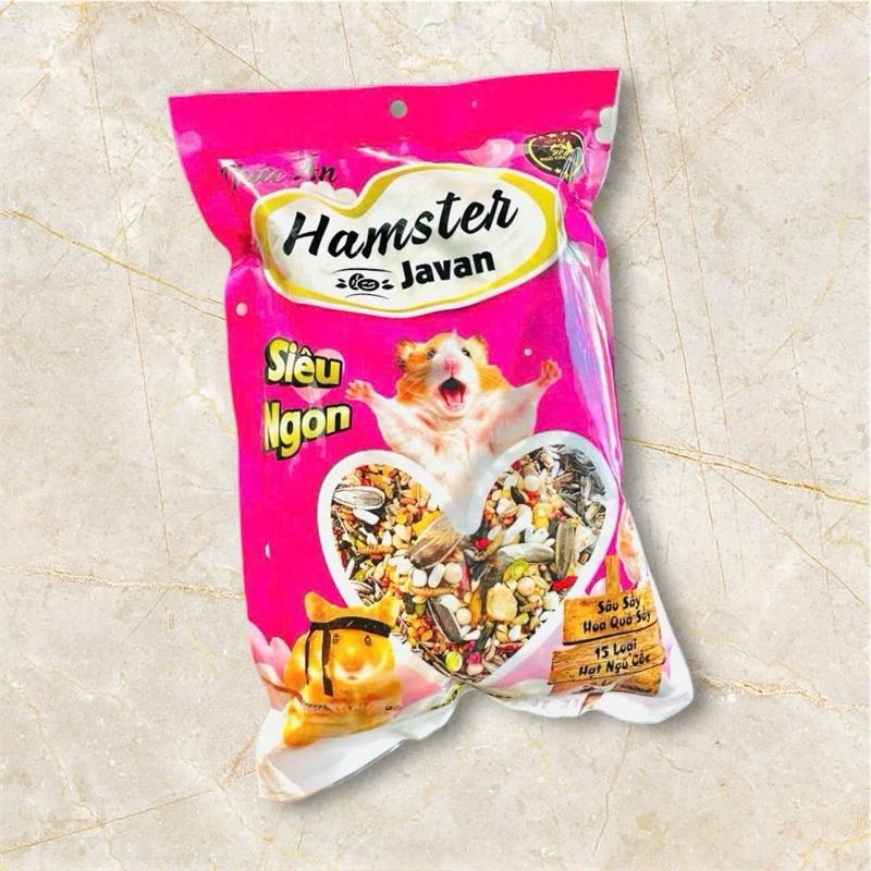 Hạt Trộn Hamster Javan 500gram Chuột Lang Nhím Lùn cá khô sâu sấy