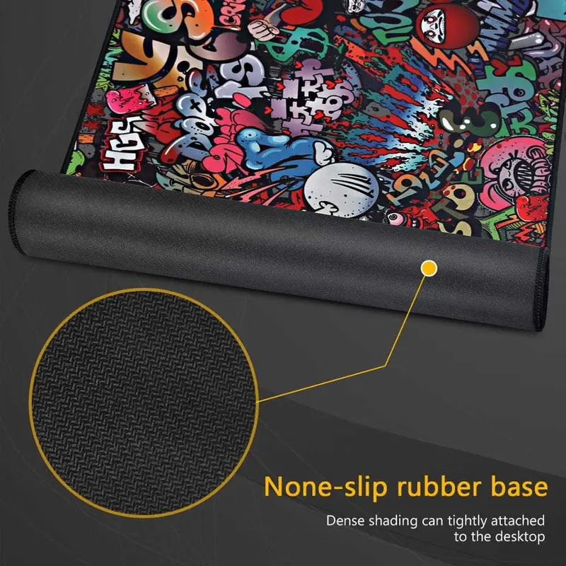TaffGO EI25 Mouse pad Gaming Gravity Mouse pad Gaming XL Mouse pad Gaming Besar Gravity Mouse pad Gaming Large Mousepad XL Gaming Mousepad XL Mouse Pad XL Desk Mat Motif Gravity 400 x 900 mm – MULTI VARIAN Computer 4