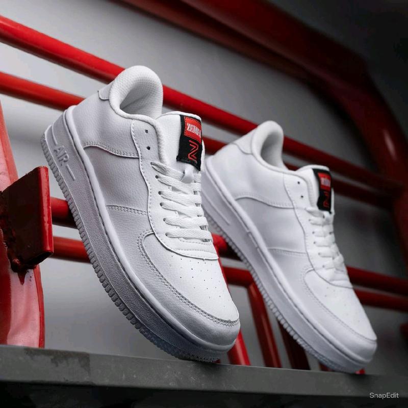 Sepatu Sneakers Putih Pria Wanita Kets Casual Sneakers Full White Shoes Bayar di Tempat Best Seller 0