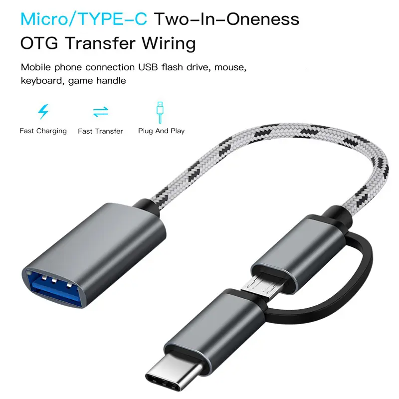 Otg 2 In 1 Dinami Micro Type C Fast Transfer Otg Flash Disk Mouse 5